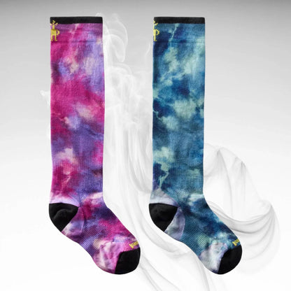 Smartwool JR Zero Cushion Tie-Dye Ski Socks - Dash Racegear