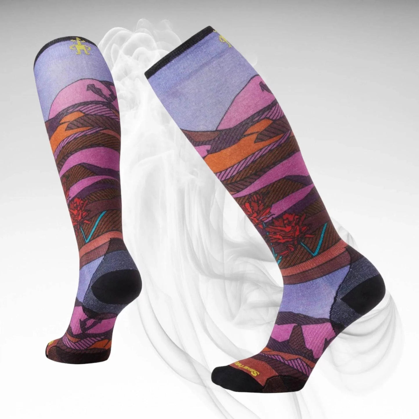 Smartwool Women's Zero Cushion Floral Field Sock - Dash Racegear