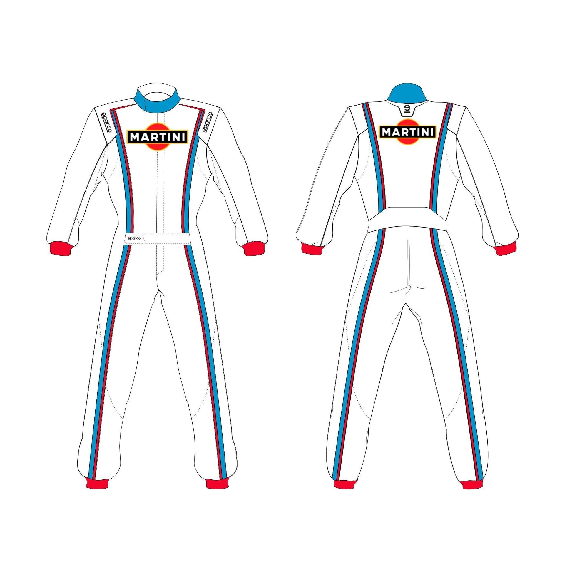 Sparco "Custom Easy" Competition Custom Design Race Suit DASH RACEGEAR