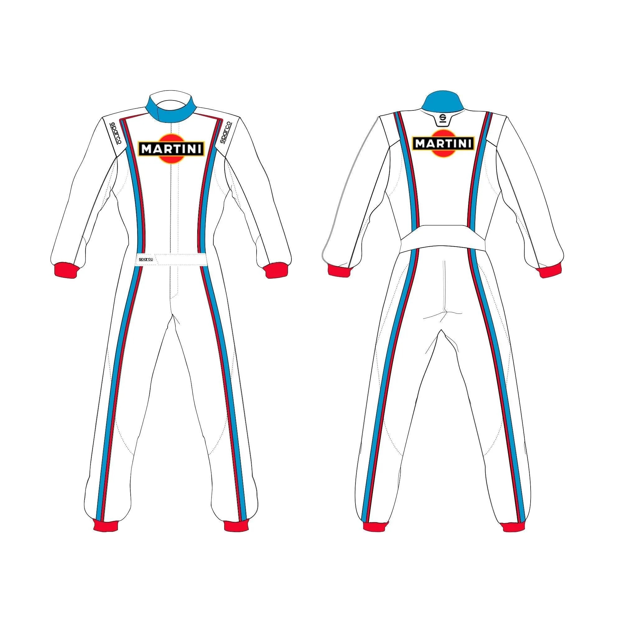 Sparco "Custom Easy" Competition Custom Design Race Suit - Dash Racewear