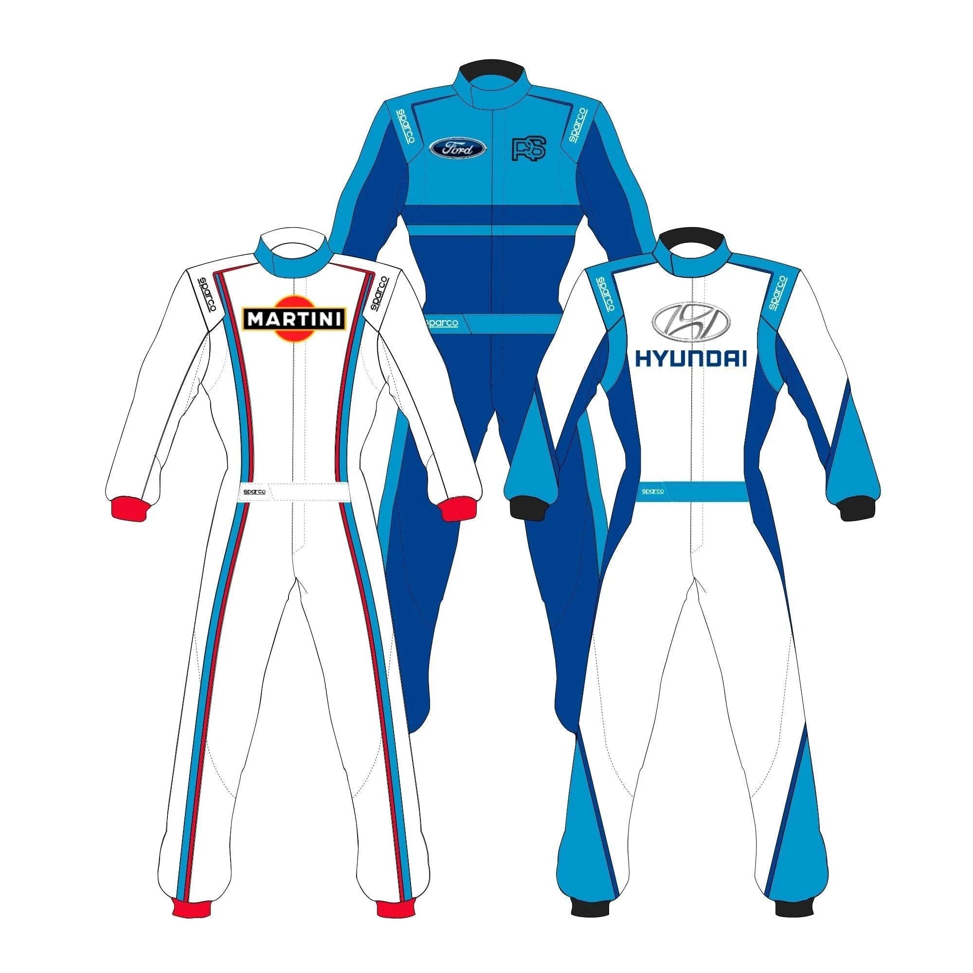 Sparco "Custom Easy" Competition Custom Design Race Suit - Dash Racewear