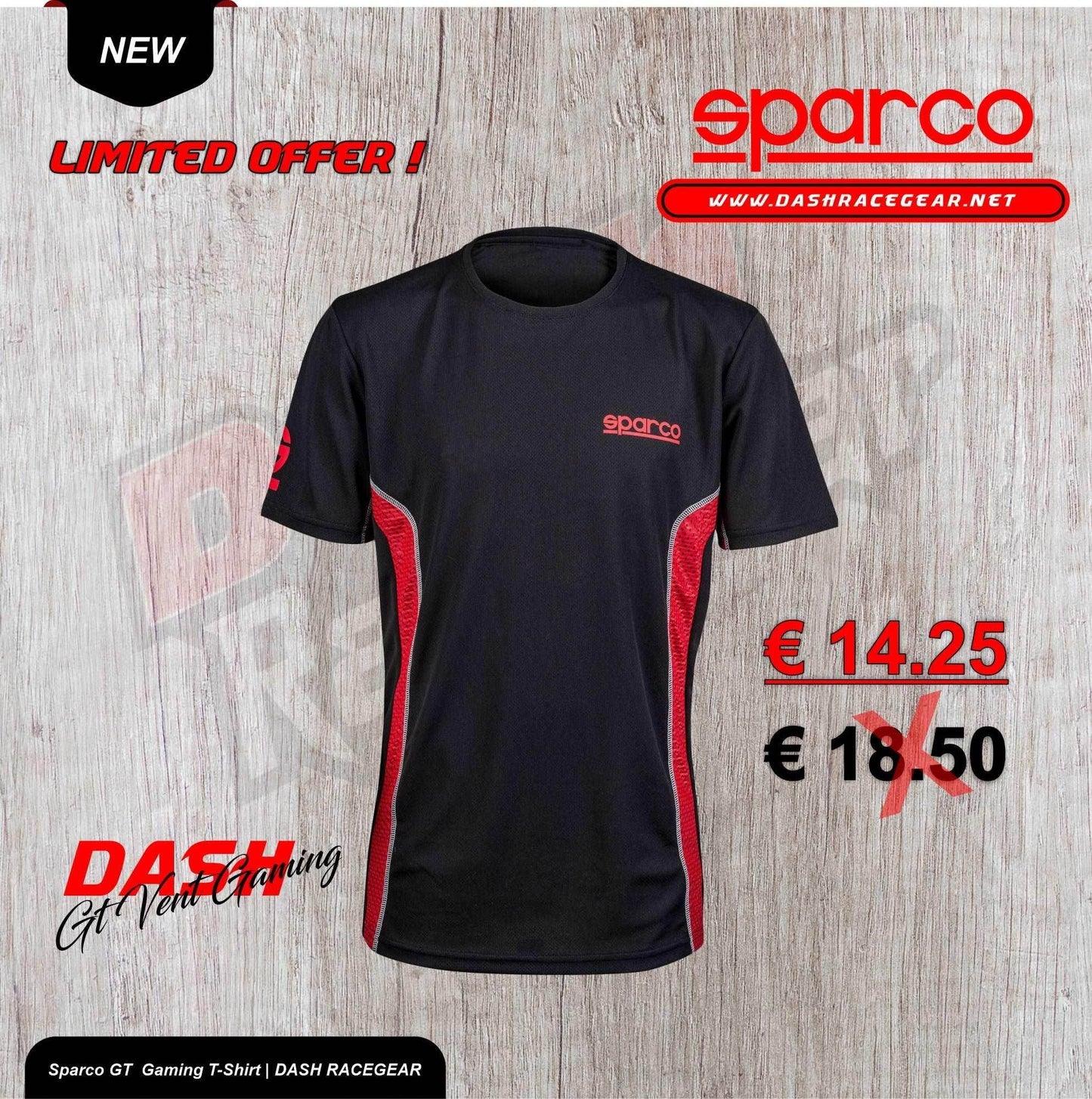 Sparco GT Gaming T-Shirt | DASH RACEGEAR - Dash Racegear