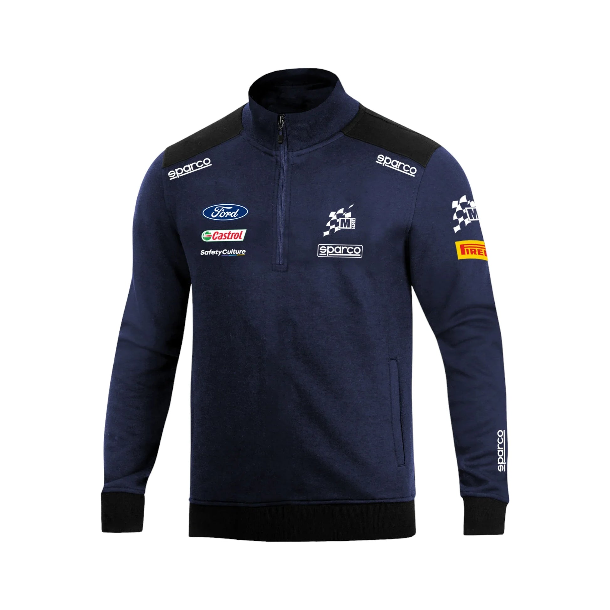 Sparco Ford M-Sport Teamwear Half Zip Fleece - Dash Racegear