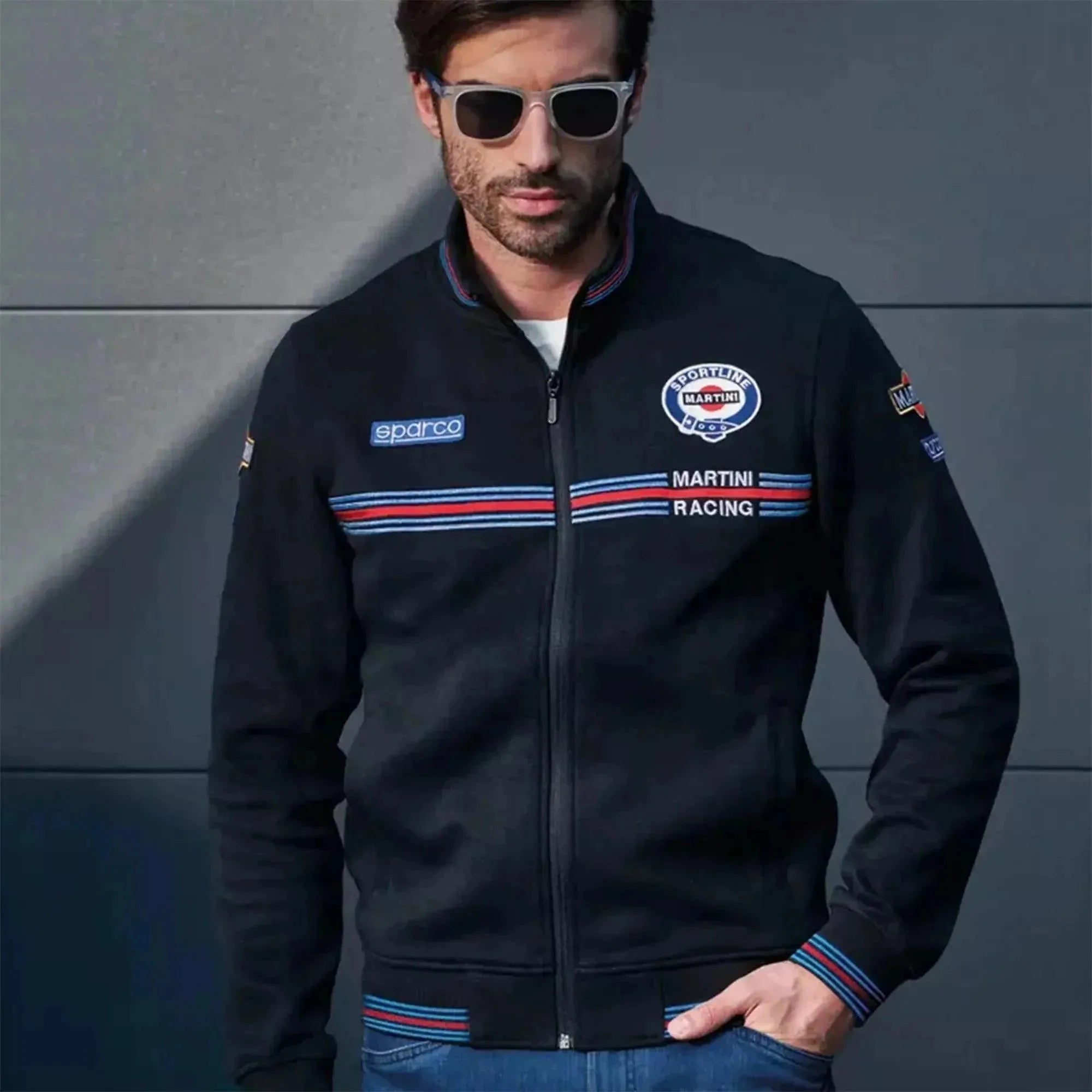 Sparco Full Zip Sweatshirt Martini Racing - Dash Racewear