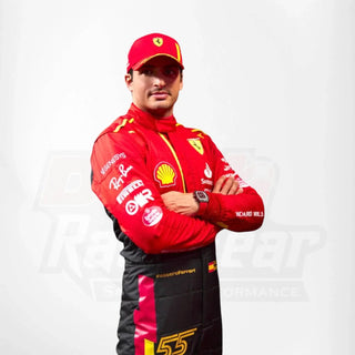 Special Ferrari Race Suit Carlos Sainz 2023 F1 Spain GP