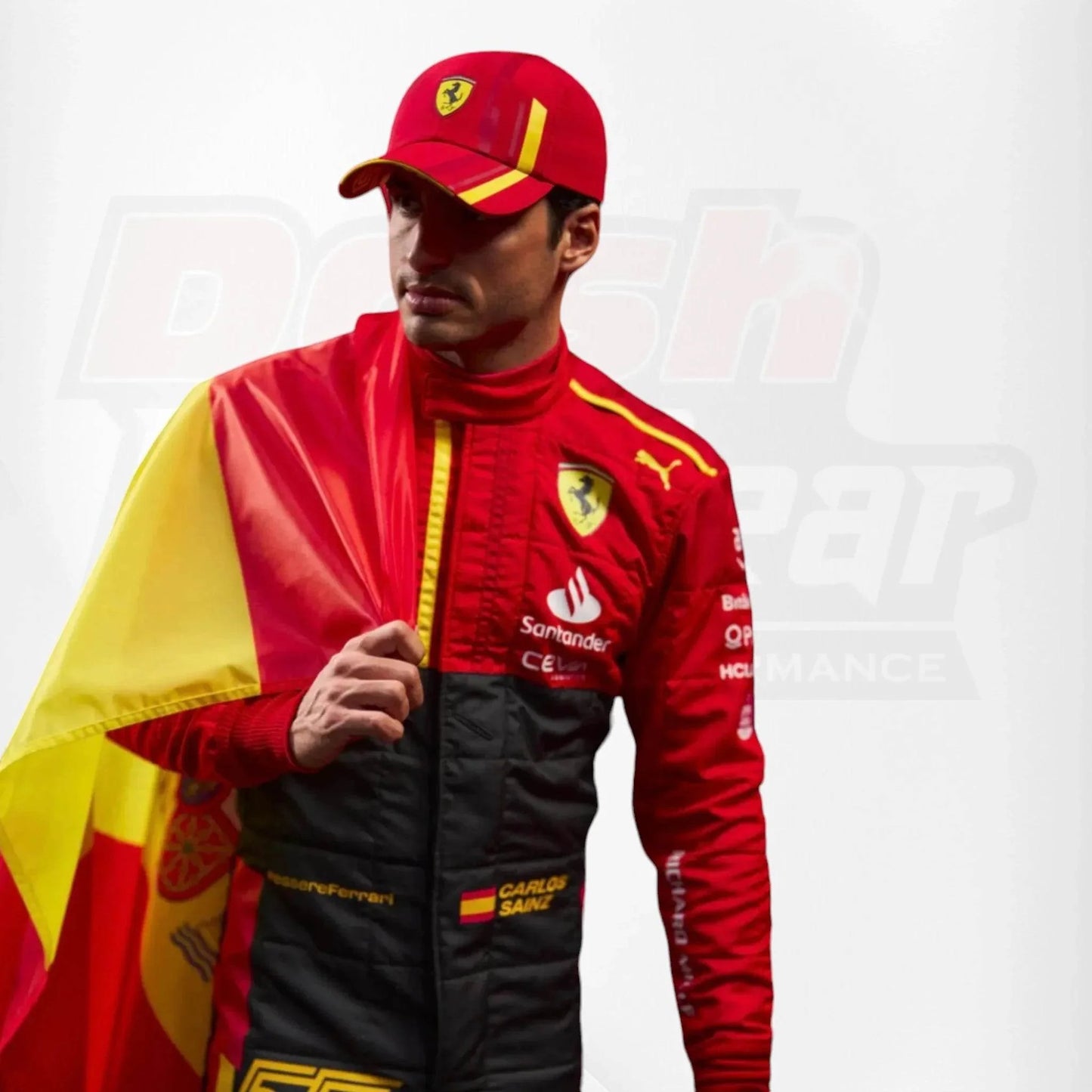 Special Ferrari Race Suit Carlos Sainz 2023 F1 Spain GP - Dash Racegear