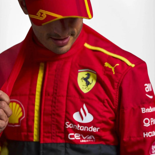 Special Ferrari Race Suit Carlos Sainz 2023 F1 Spain GP - Dash Racegear