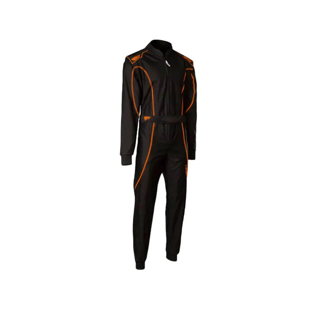 Speed LVL2 suit RS-1 Barcelona black / Fluo orange - Dash Racegear