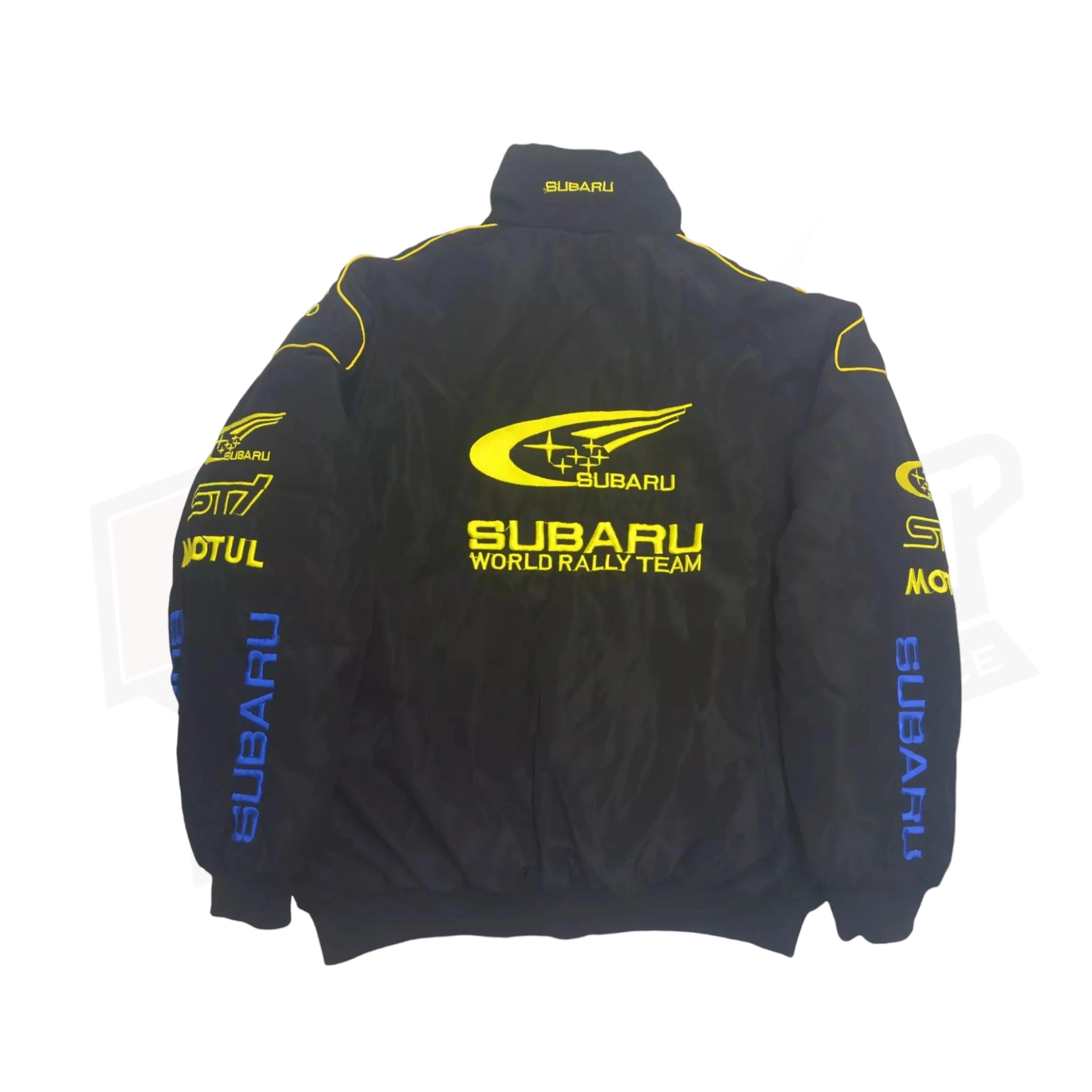 Subaru F1 Racing Y2K Embroidered Bomber Jacket Dash Racegear