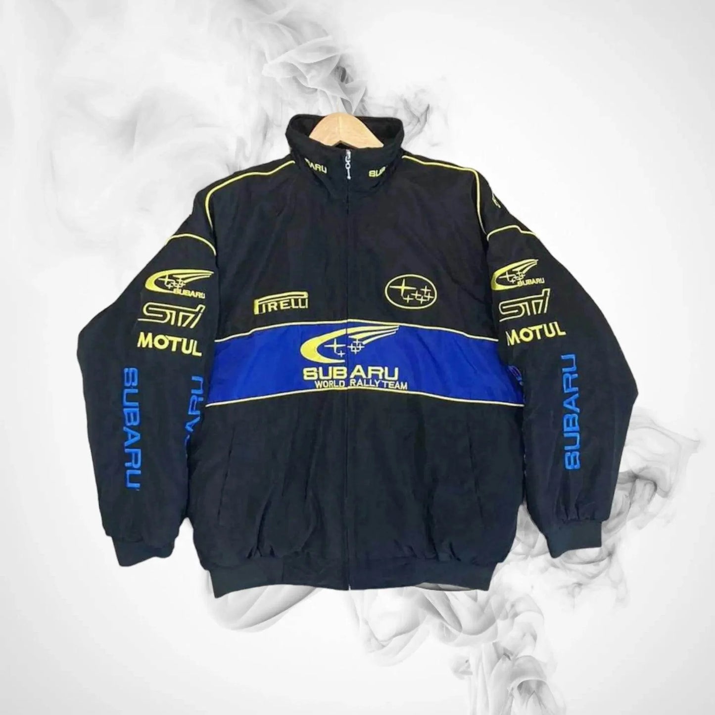 Subaru Racing Vintage Zip Up Unisex Jacket - Dash Racegear
