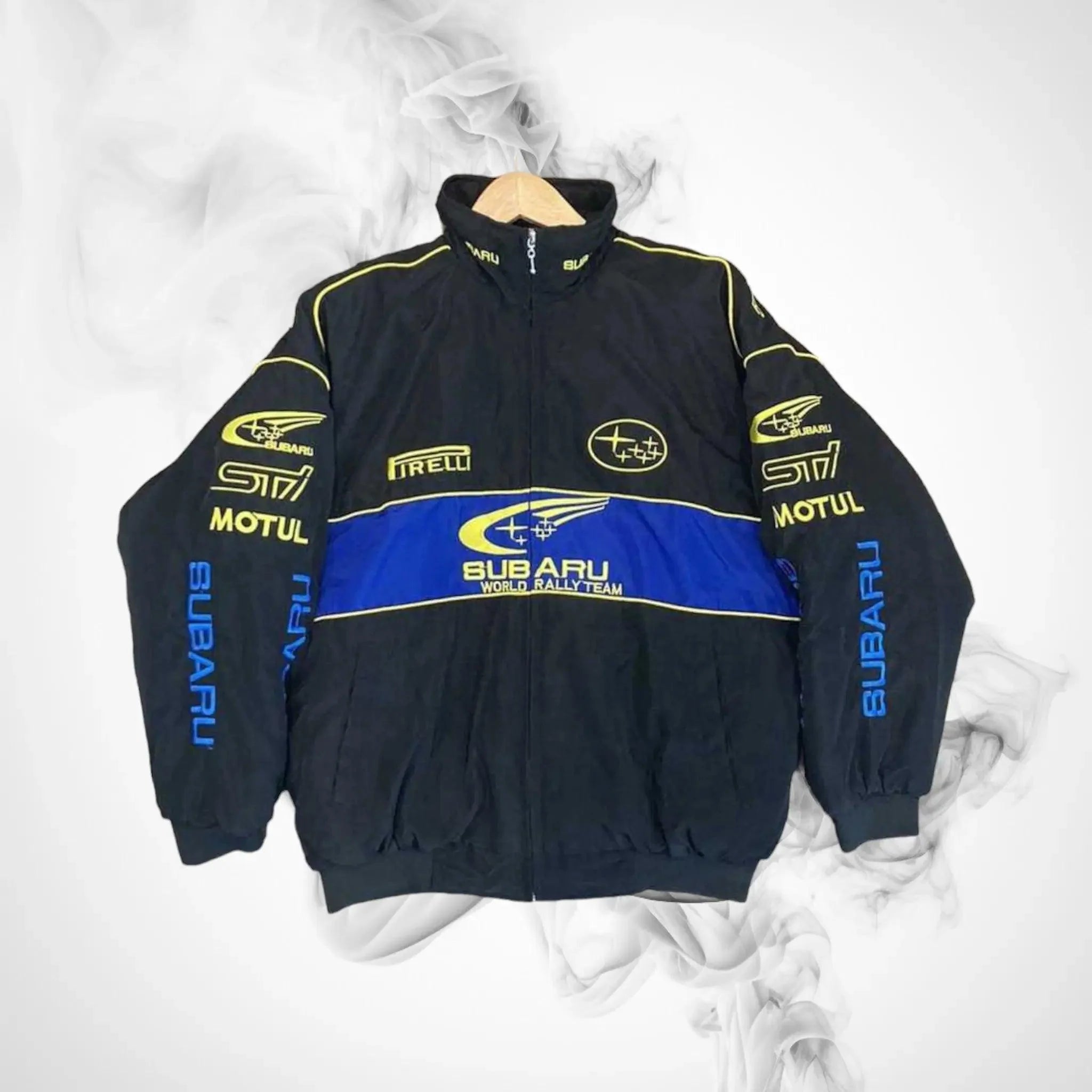 Subaru Racing Vintage Zip Up Unisex Jacket - Dash Racegear