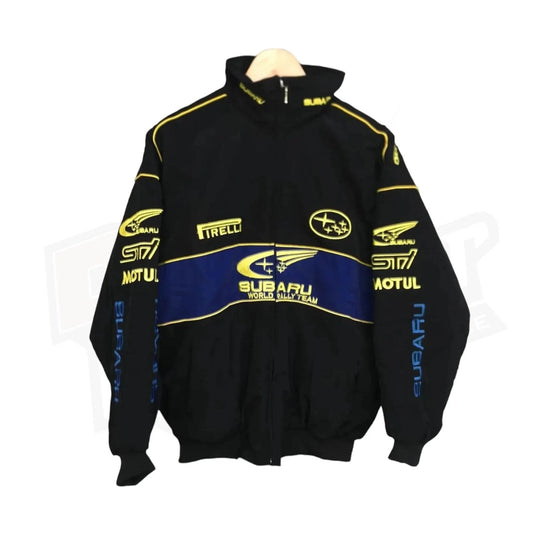 Subaru Racing Vintage Zip Up Unisex Jacket - Dash Racegear