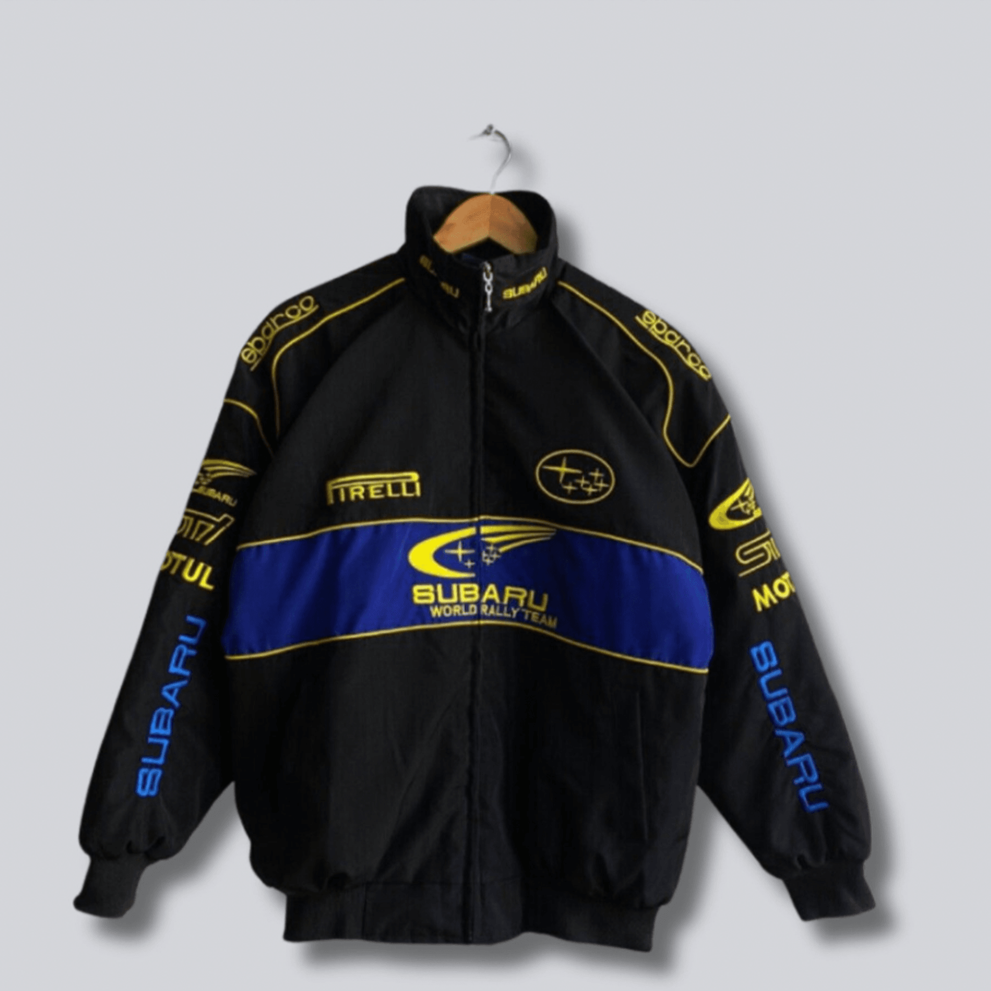 Subaru Rally Vintage Black Jacket - Dash Racegear