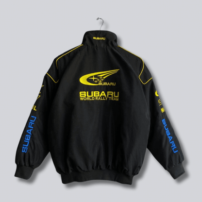 Subaru Rally Vintage Black Jacket - Dash Racegear