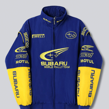 Subaru Rally Vintage Blue Jacket - Dash Racegear