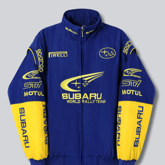 Subaru Rally Vintage Blue Jacket - Dash Racegear