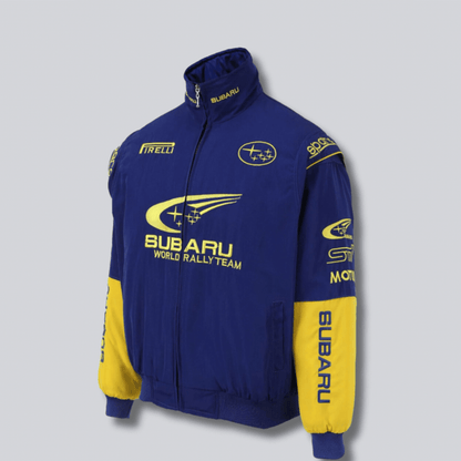 Subaru Rally Vintage Blue Jacket - Dash Racegear