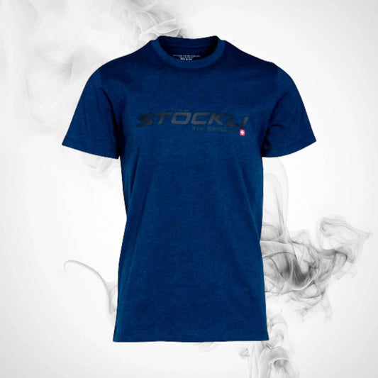 Ski T-shirt Stoeckli T-Shirt Melange Navy - 2023/24 - Dash Racegear