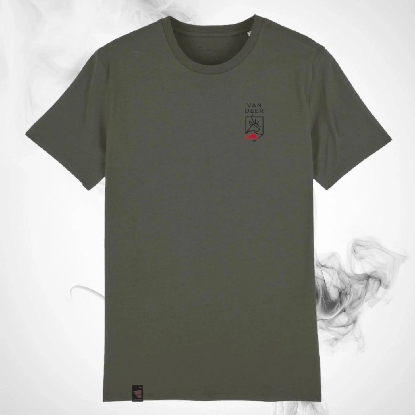 Ski T-shirt Van Deer Logo Shirt Khaki - 2023/24 - Dash Racegear