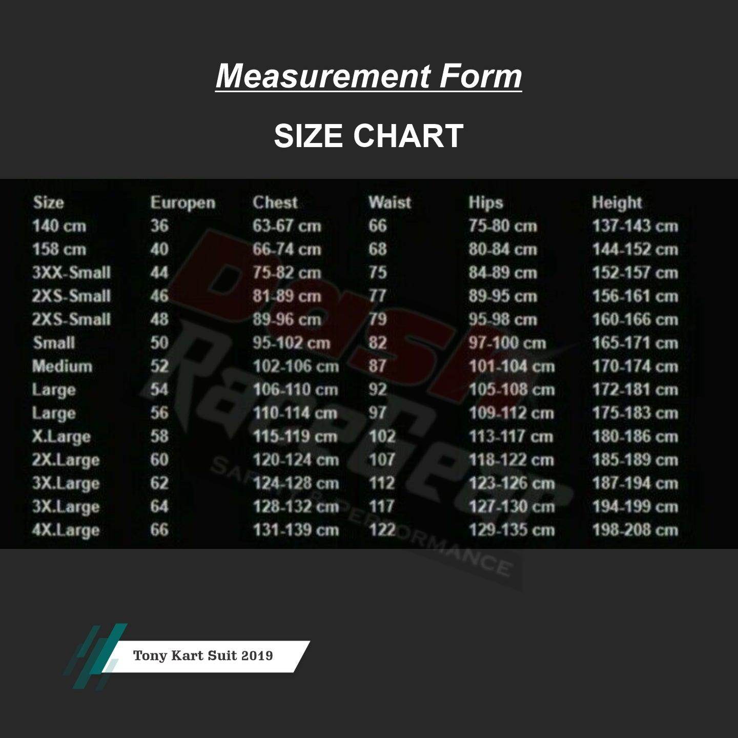 TONY KART OMP 2019 DRIVER OVERALL - Dash Racegear