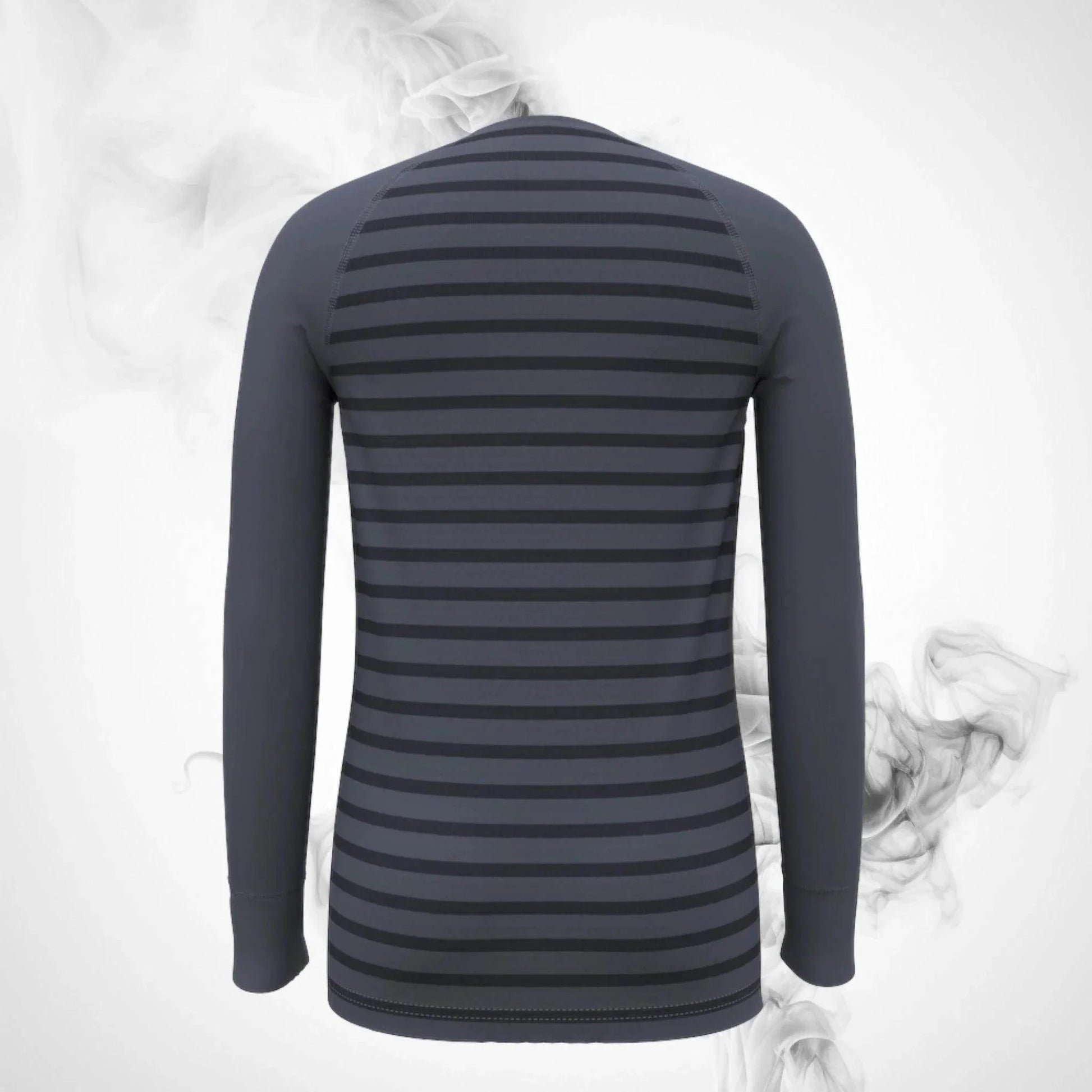 Ski Termoactive T-shirt Odlo Active Warm Eco Kids Stripes BL Top Crew Neck L/S - 2023/24 - Dash Racegear