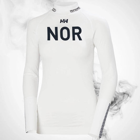 Ski Thermal underwear Helly Hansen Lifa Seamless Racing Top White - 2023/24 - Dash Racegear