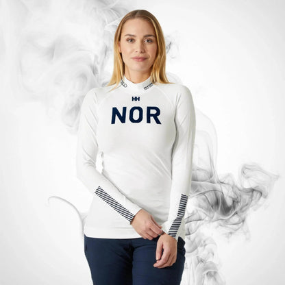 Ski Thermal underwear Helly Hansen Lifa Seamless Racing Top White - 2023/24 - Dash Racegear