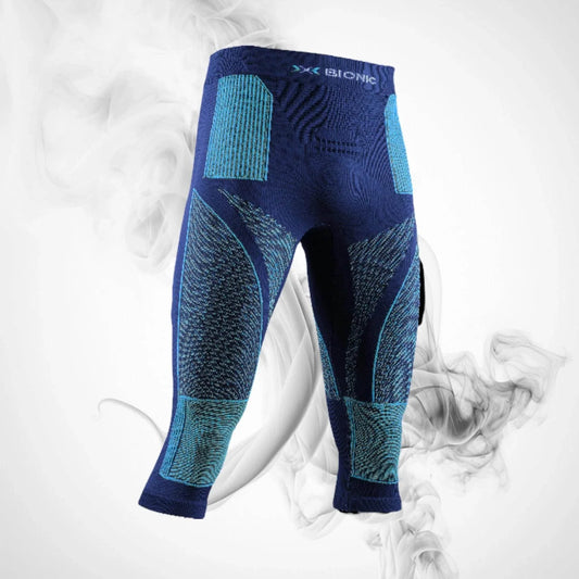 Ski Thermal underwear X-bionic Energy Accumulator 4.0 Pants 3/4 Men Navy/Blue - 2023/24 - Dash Racegear