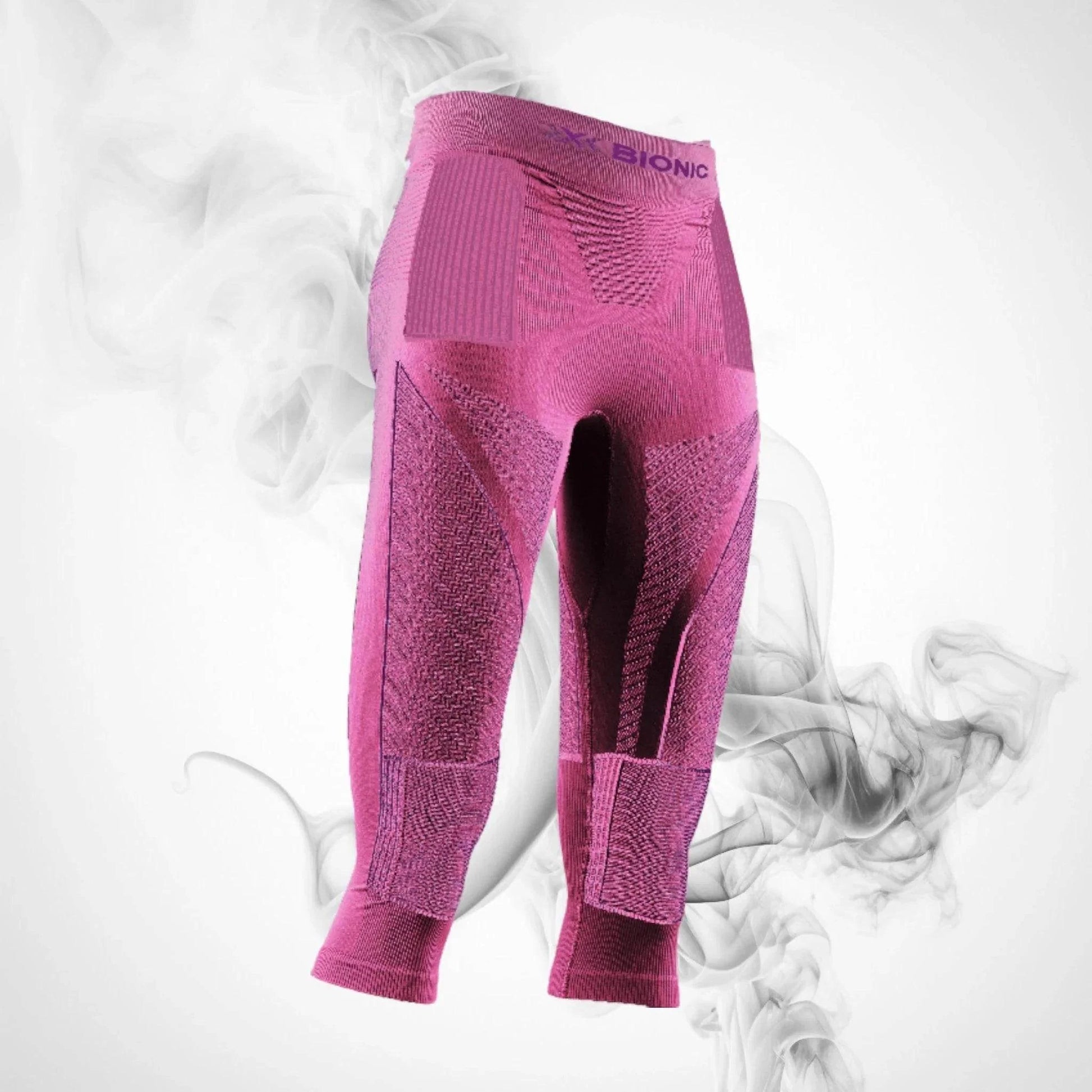 Ski Thermal underwear X-bionic Energy Accumulator 4.0 Pants 3/4 Women Magnolia Purple/Fuchsia - 2023/24 - Dash Racegear
