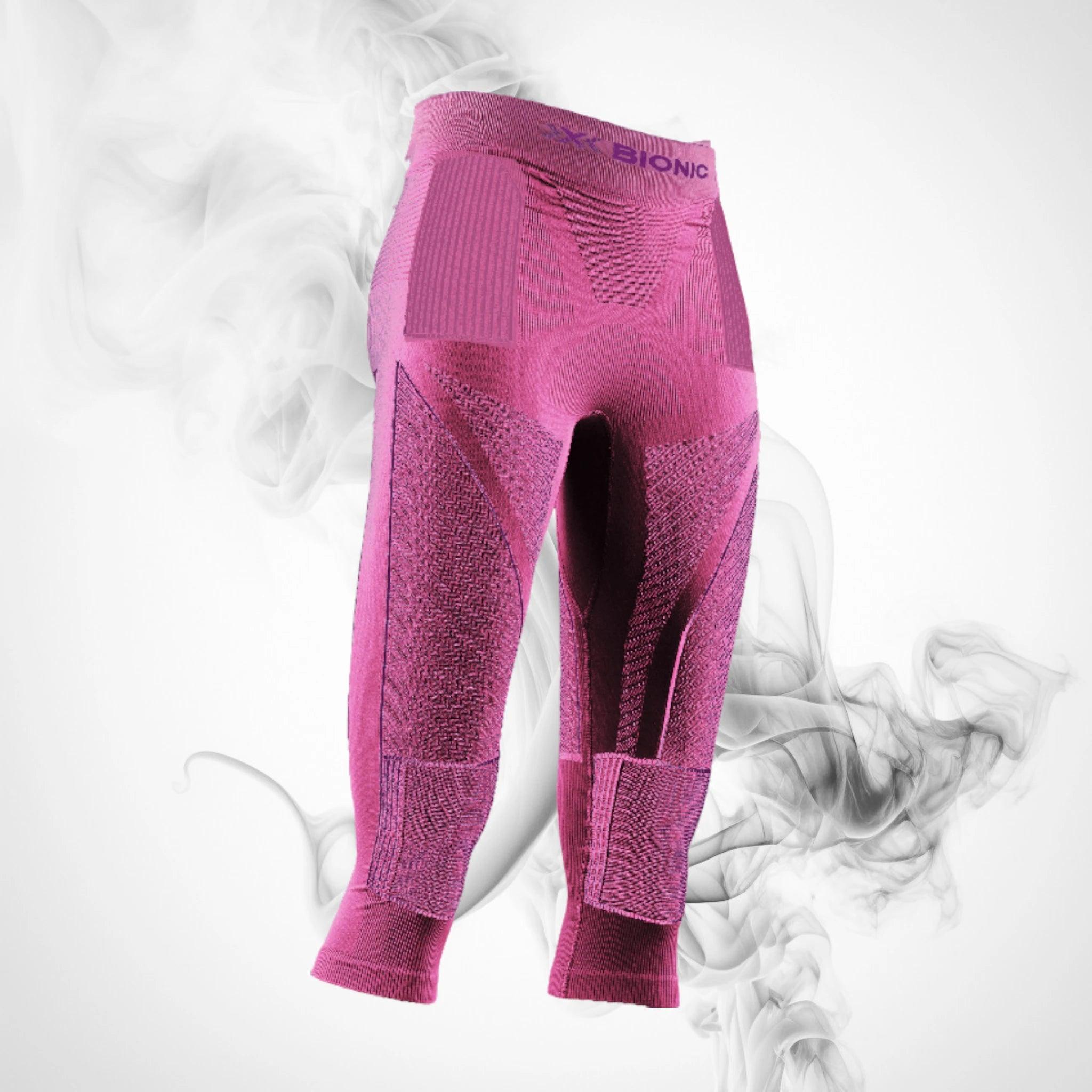 Ski Thermal underwear X-bionic Energy Accumulator 4.0 Pants 3/4 Women Magnolia Purple/Fuchsia - 2023/24 - Dash Racegear underwear