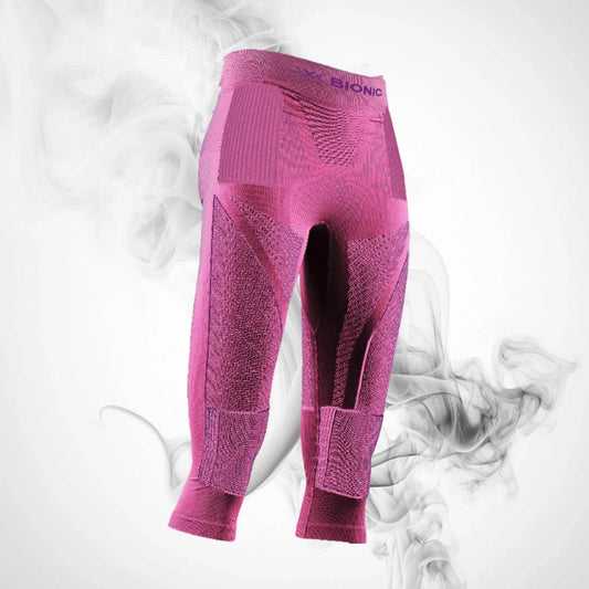 Ski Thermal underwear X-bionic Energy Accumulator 4.0 Pants 3/4 Women Magnolia Purple/Fuchsia - 2023/24 - Dash Racegear