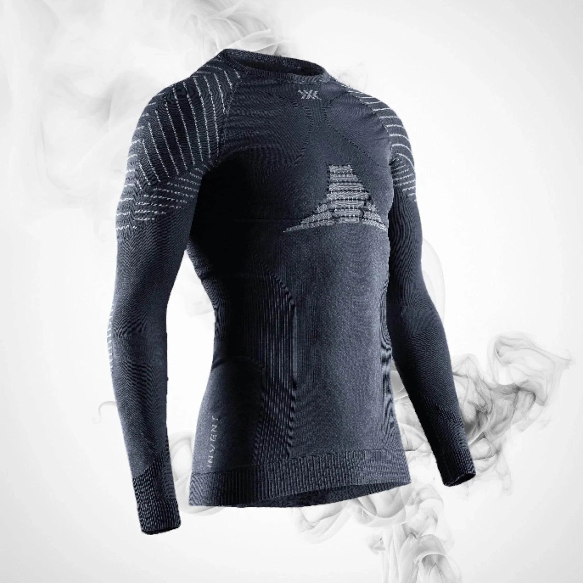 Ski Thermal underwear X-bionic Invent 4.0 Shirt LG SL Men Anthracite/Black - 2023/24 - Dash Racegear