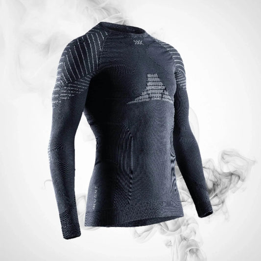 Ski Thermal underwear X-bionic Invent 4.0 Shirt LG SL Men Anthracite/Black - 2023/24 - Dash Racegear