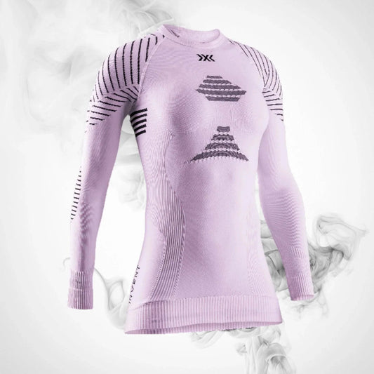 Ski Thermal underwearX-bionic Invent 4.0 Shirt LG SL Women Winsome Orchid/Opal Black - 2023/24 - Dash Racegear