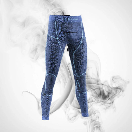 Ski Thermal underwear X-bionic Merino Pants Men Dark Ocean/Sky Blue- 2023/24 - Dash Racegear