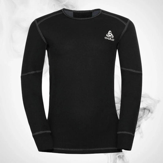 Ski Underwear shirt Odlo Active X-Warm Kids Eco BL Top Crew Neck LS Black - 2023/24 - Dash Racegear
