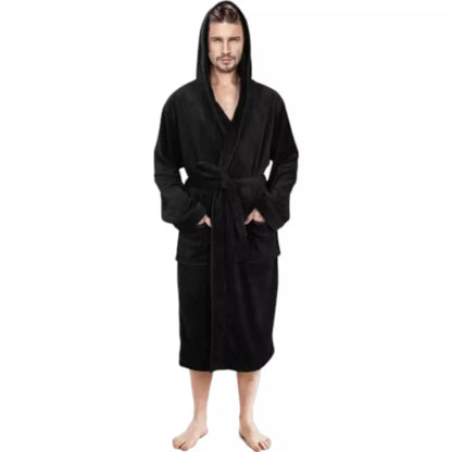 Unisex Fleece Hooded Bathrobes - Dash Racegear