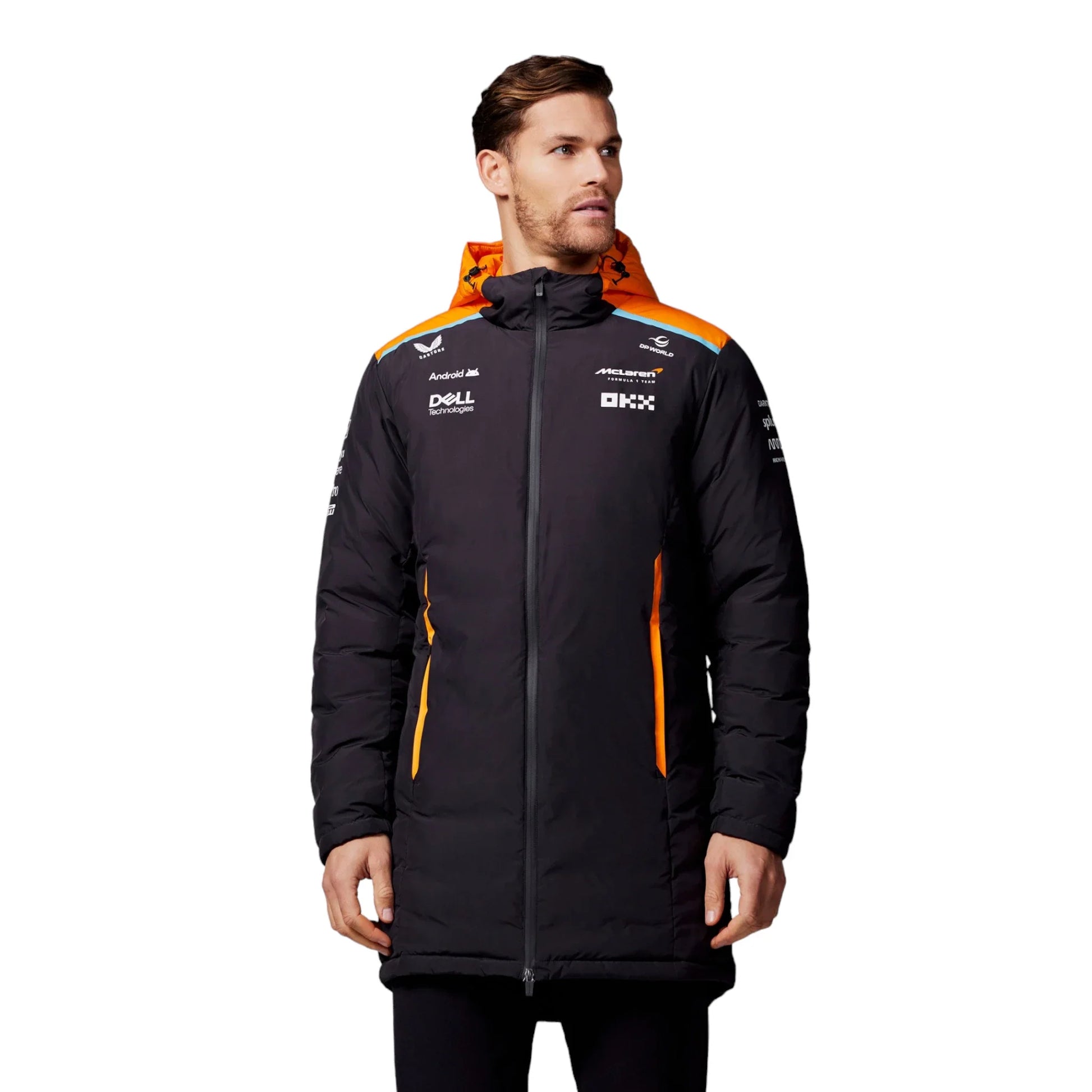 Unisex Official Teamwear Longline Padded Jacket Formula 1 - Dash Racegear