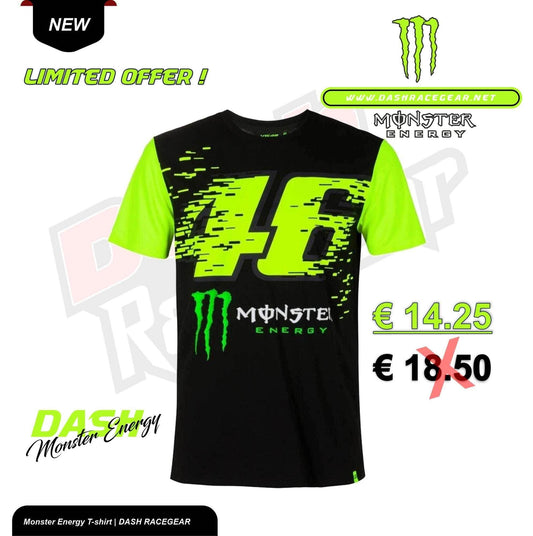 VALENTINO ROSSI VR46 MONSTER ENERGY T-SHIRT - Dash Racegear
