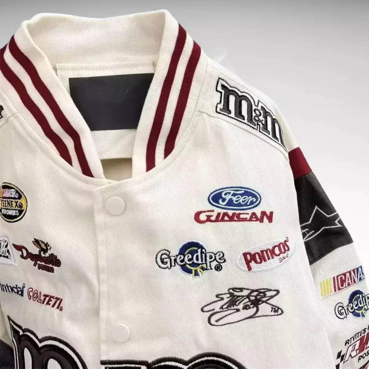 Vintage M&M Racing Embroidered Jacket - Dash Racegear