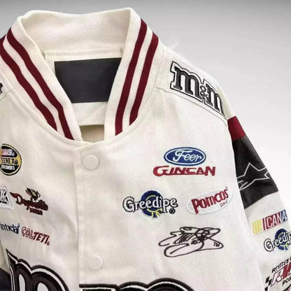 Vintage M&M Racing Embroidered Jacket - Dash Racegear
