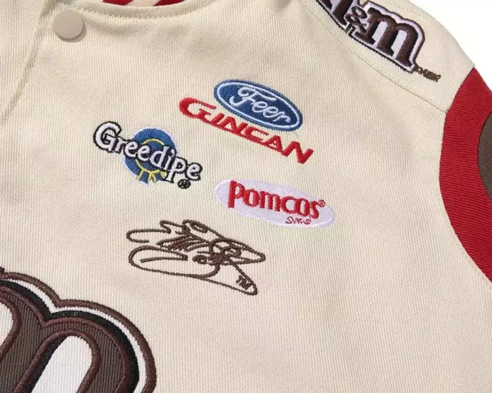 Vintage M&M Racing Embroidered Jacket - Dash Racewear