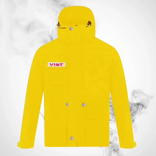 Ski VIST Raincoat Jr Yellow - 2019/20 - Dash Racegear