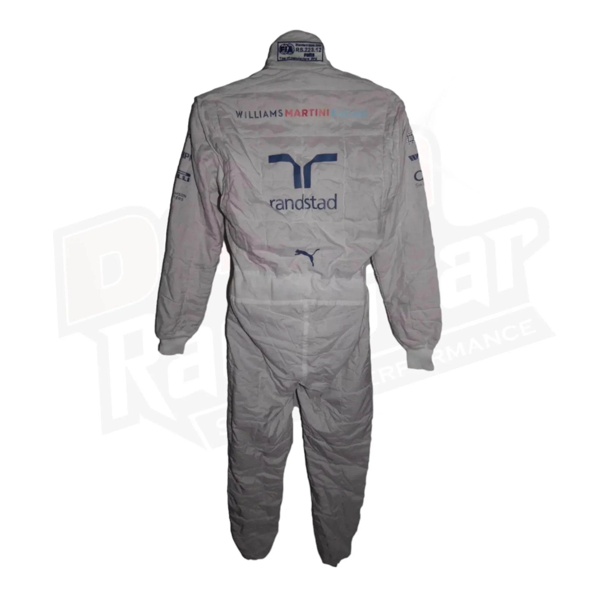 Valtteri Bottas 2014 Williams Martini race suit KIDS – Russian GP spec - Dash Racegear