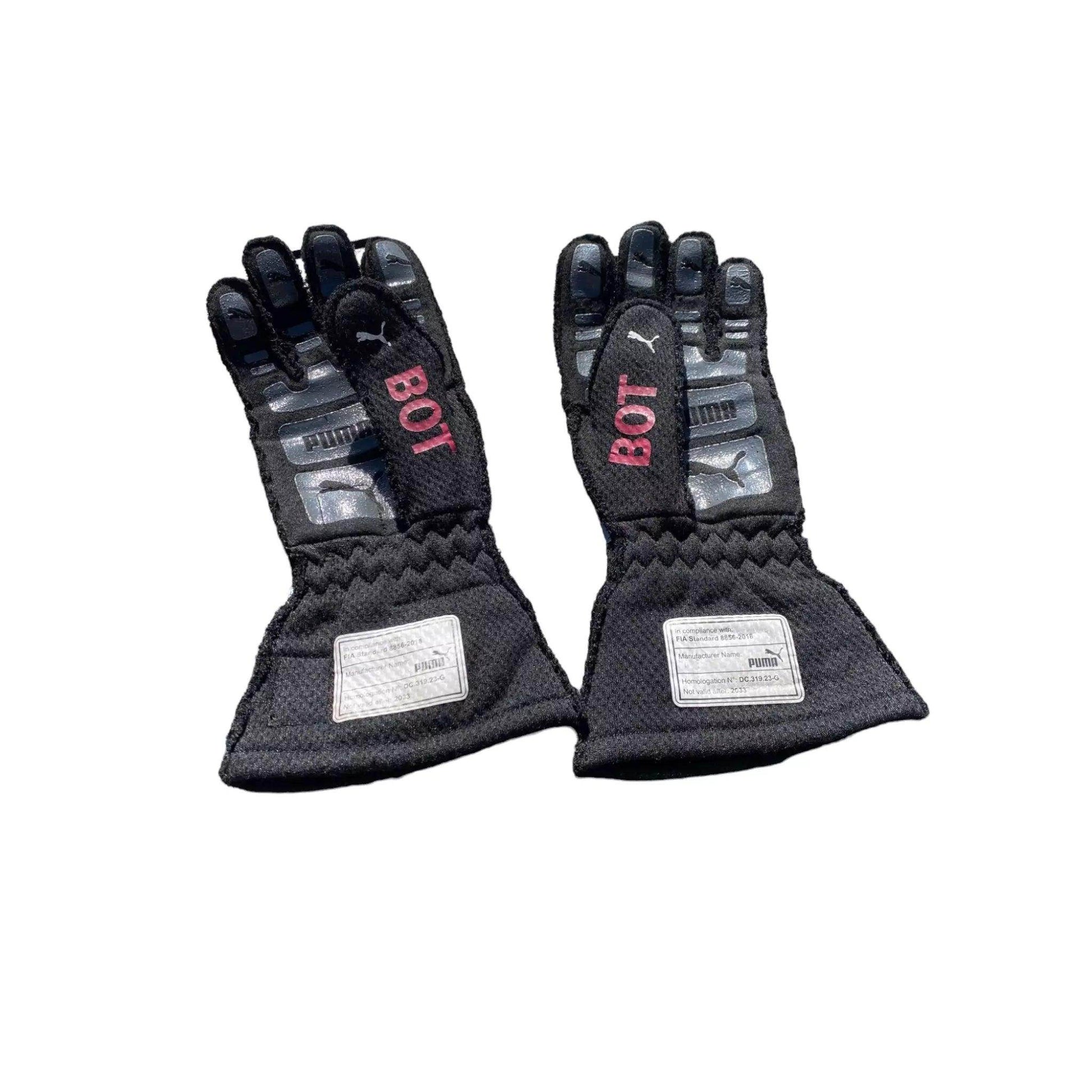 2023 Valtteri Bottas Miami Race Gloves - Dash Racegear