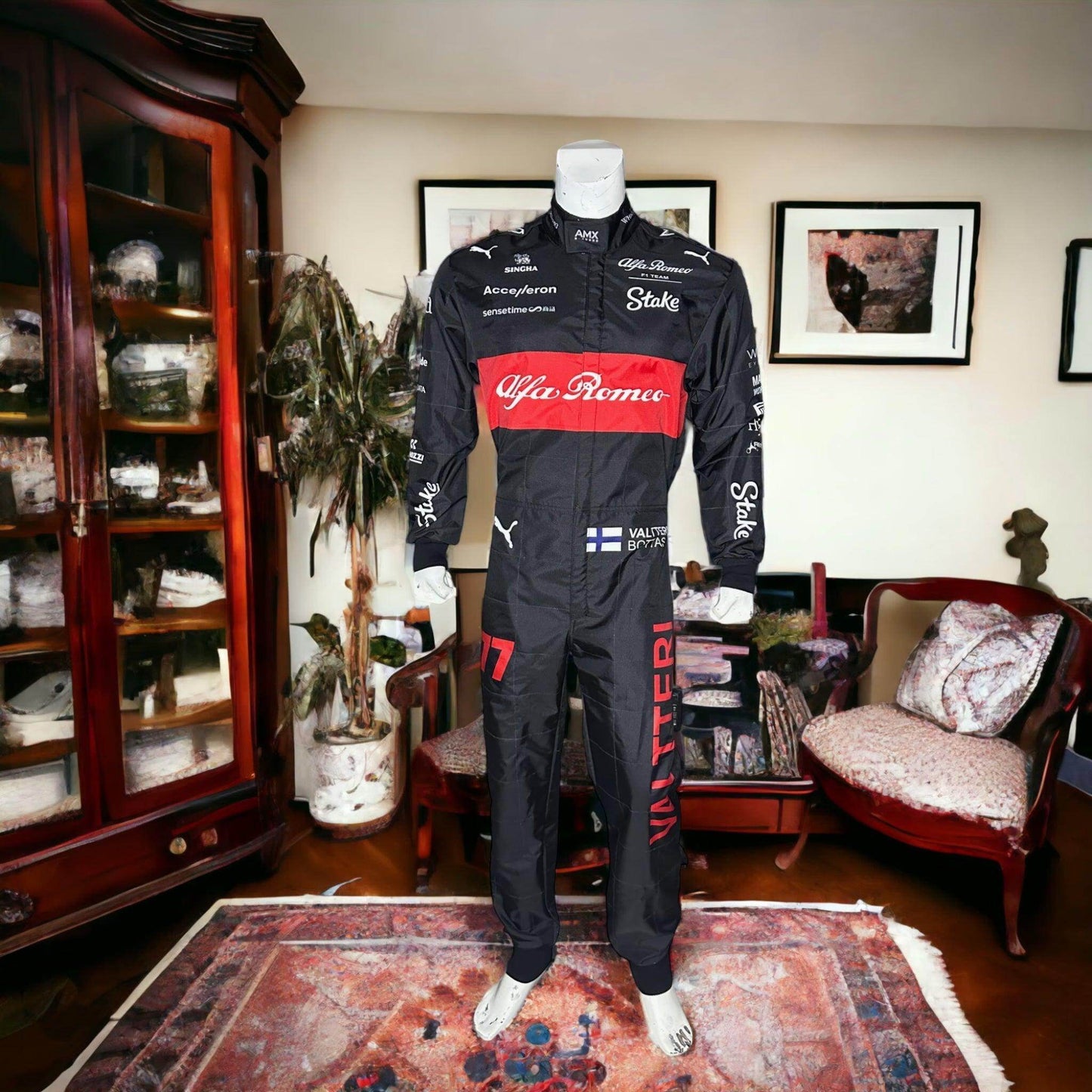 Valtteri Bottas Alfa Romeo Race Suit 2023 NEW KIDS - Dash Racegear
