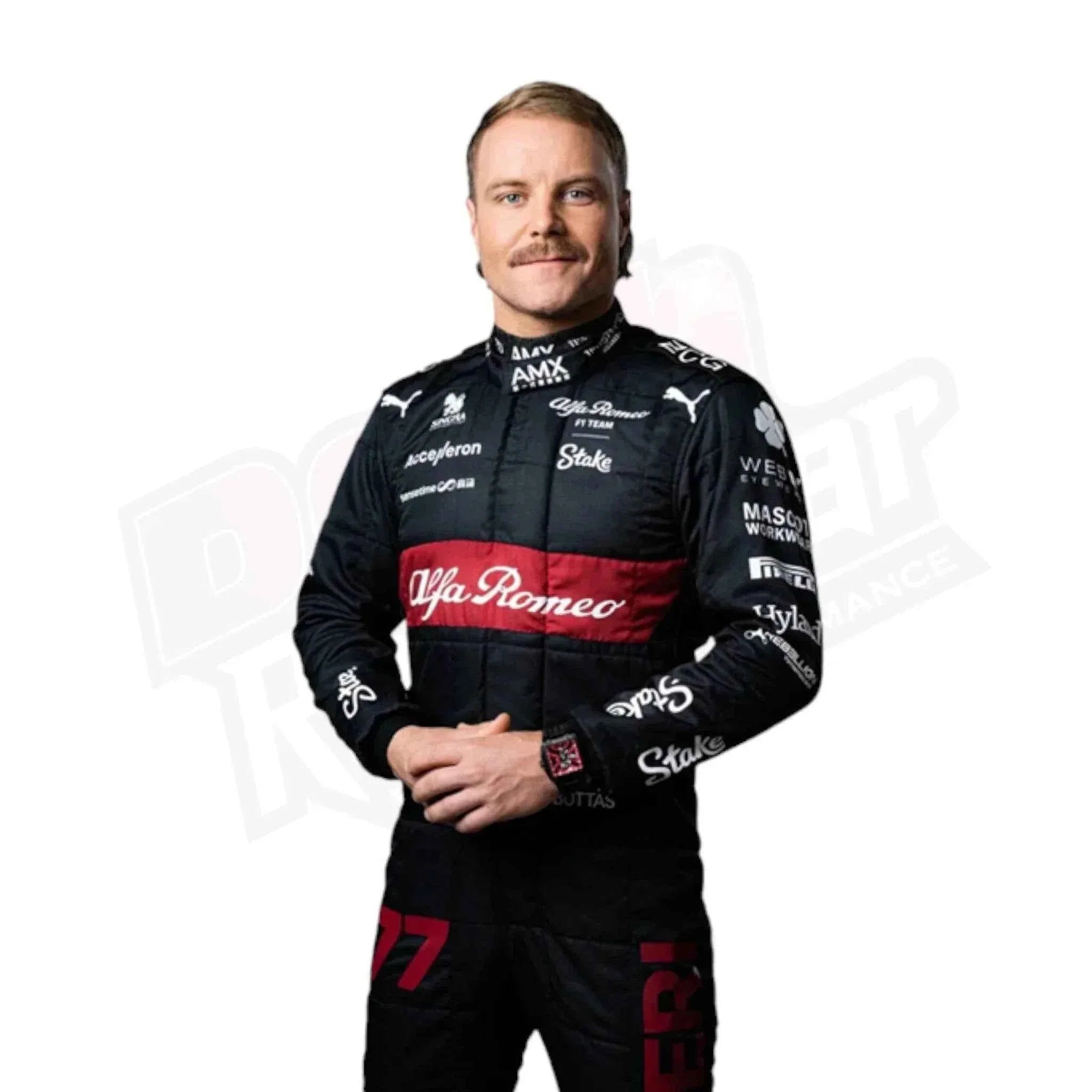 Valtteri Bottas Alfa Romeo Race Suit 2023 NEW KIDS Dash Racegear