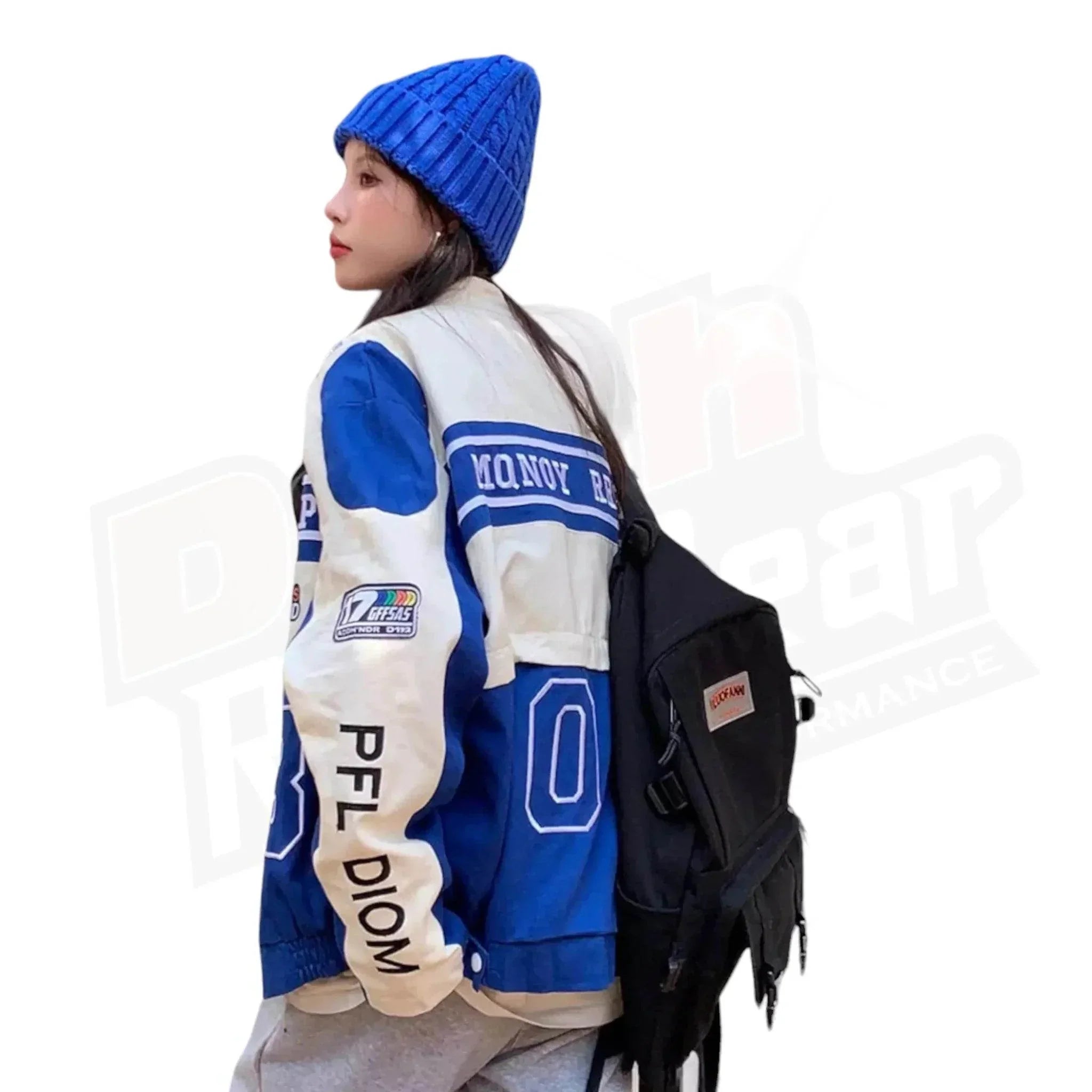 Vintage Bomber Race Car Jacket DASH RACEGEAR