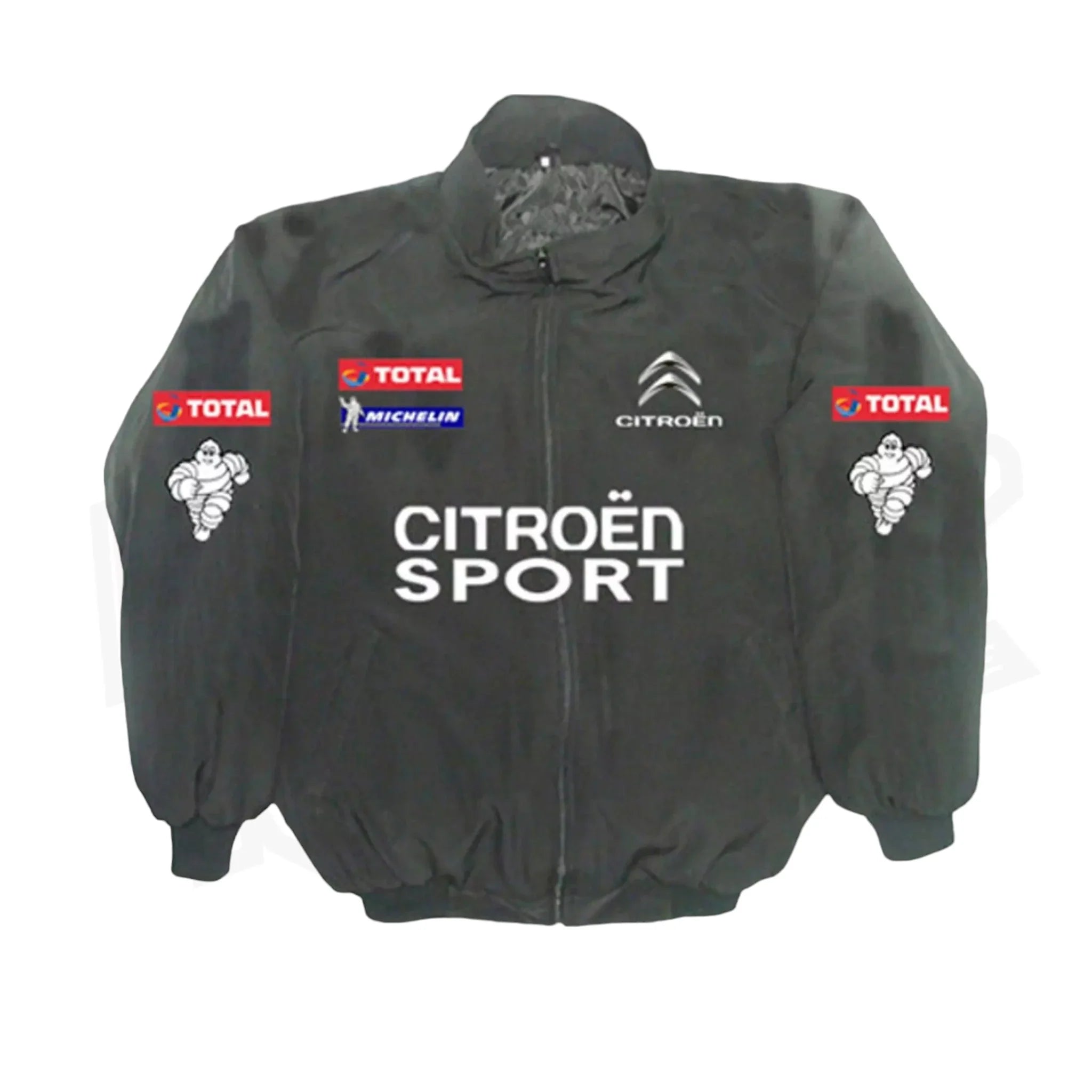 Vintage Citroen F1 Racing Embroidered Bomber Jacket - Dash Racegear