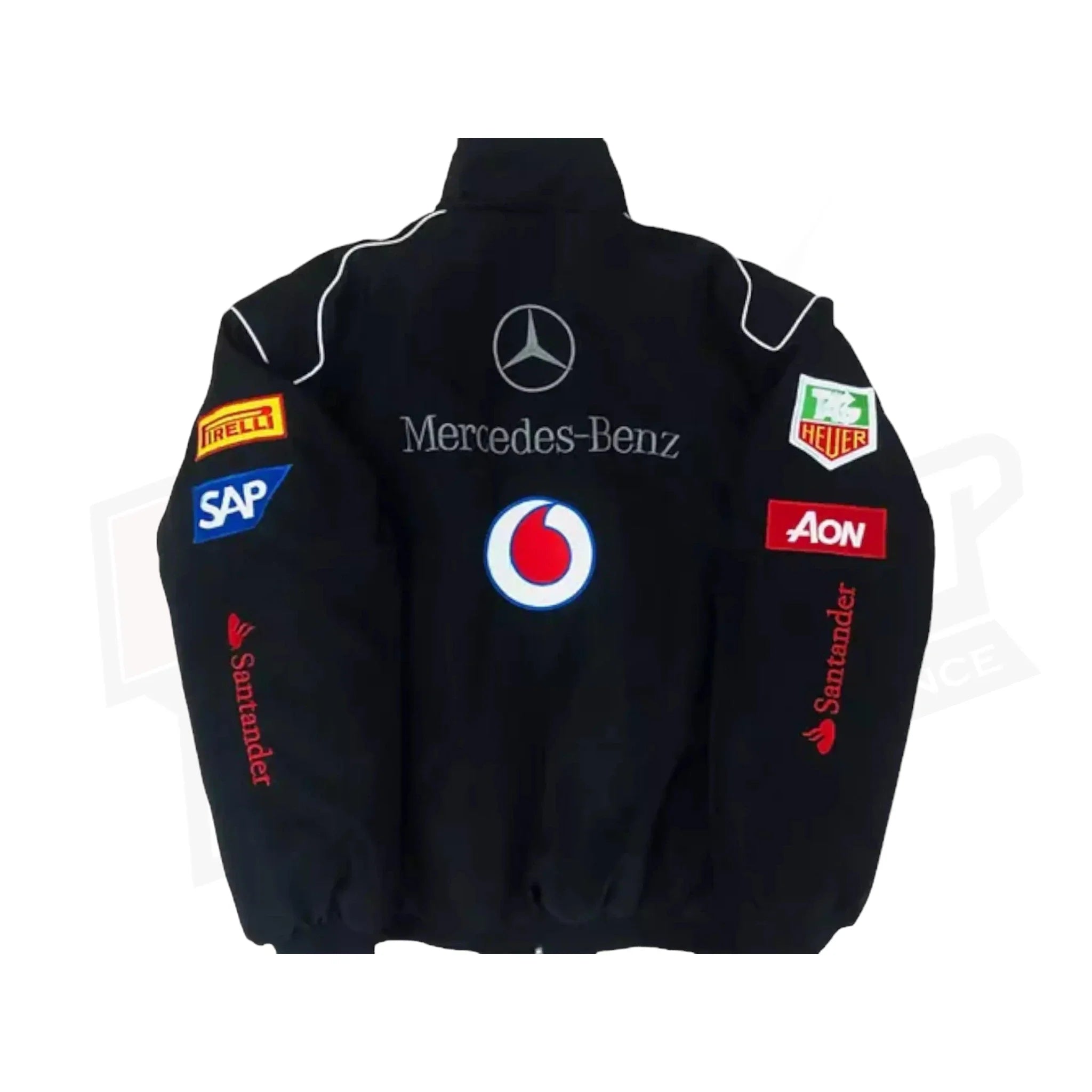 Vintage Edition Black Mercedes F1 Jacket - Dash Racegear